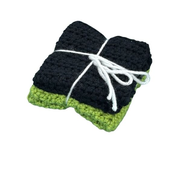 Brand New!! Handmade 100% cotton Washcloth Set - Picture 1 of 5